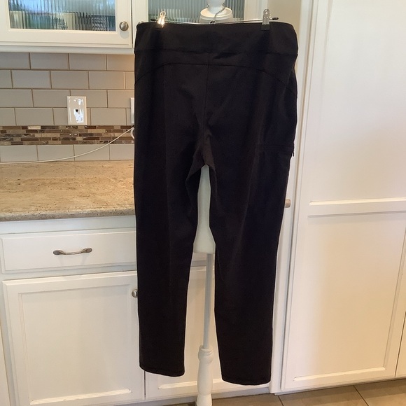 Black Duluth Stretch Leggings Pants Size L x 33 - Picture 2 of 8